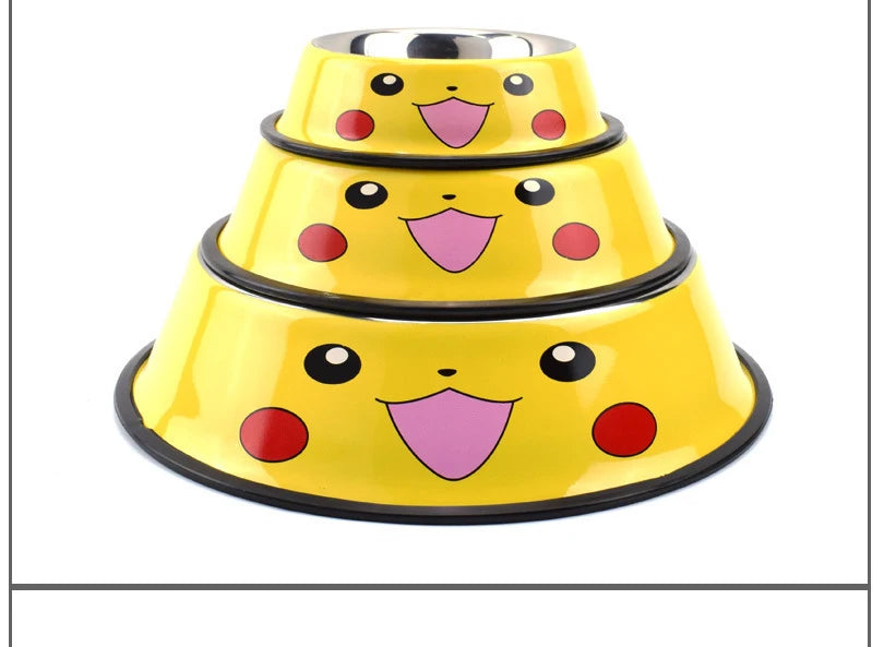 Cartoon Stainless Steel Food Bowl | Whimsical Dining Experience for Your Pet - Happy Tail Center