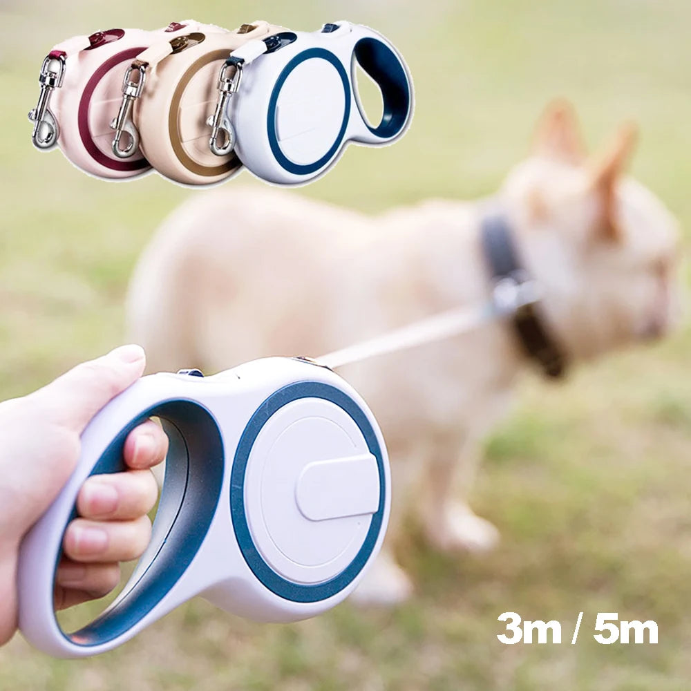 Durable Automatic Retractable Pet Dog Leashes: Unleash Freedom - Happy Tail Center