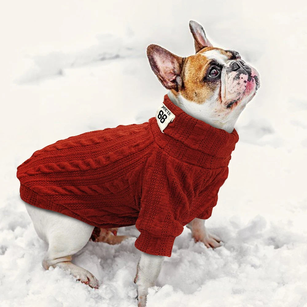ClassicCozy Pet Sweater | Keep Your Furry Friend Warm and Stylish - Happy Tail Center
