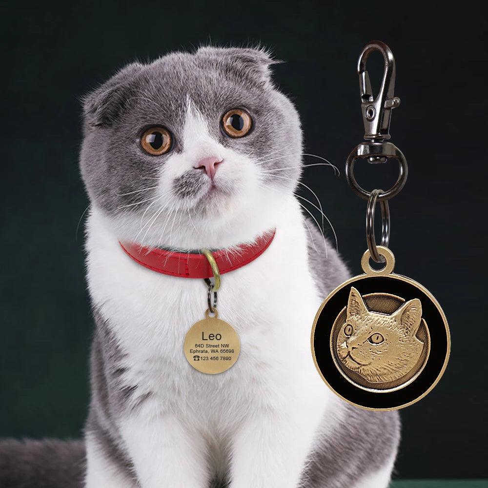 Customized Dog & Cat ID Tag | Personalized Nameplate for Pets - Happy Tail Center