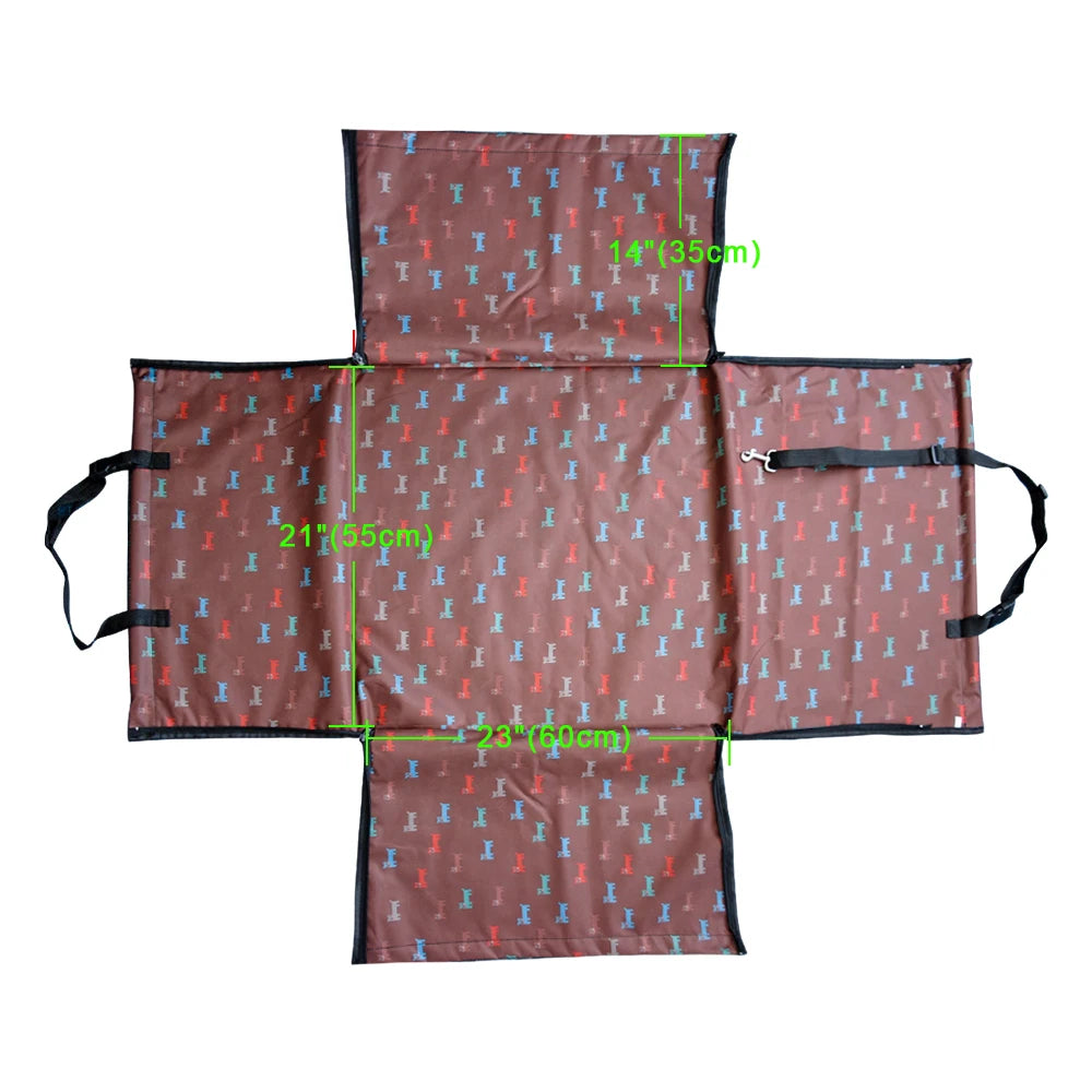 SafeRide Waterproof Pet Car Seat Cover: Travel Safely and Comfortably with Your Pet - Happy Tail Center
