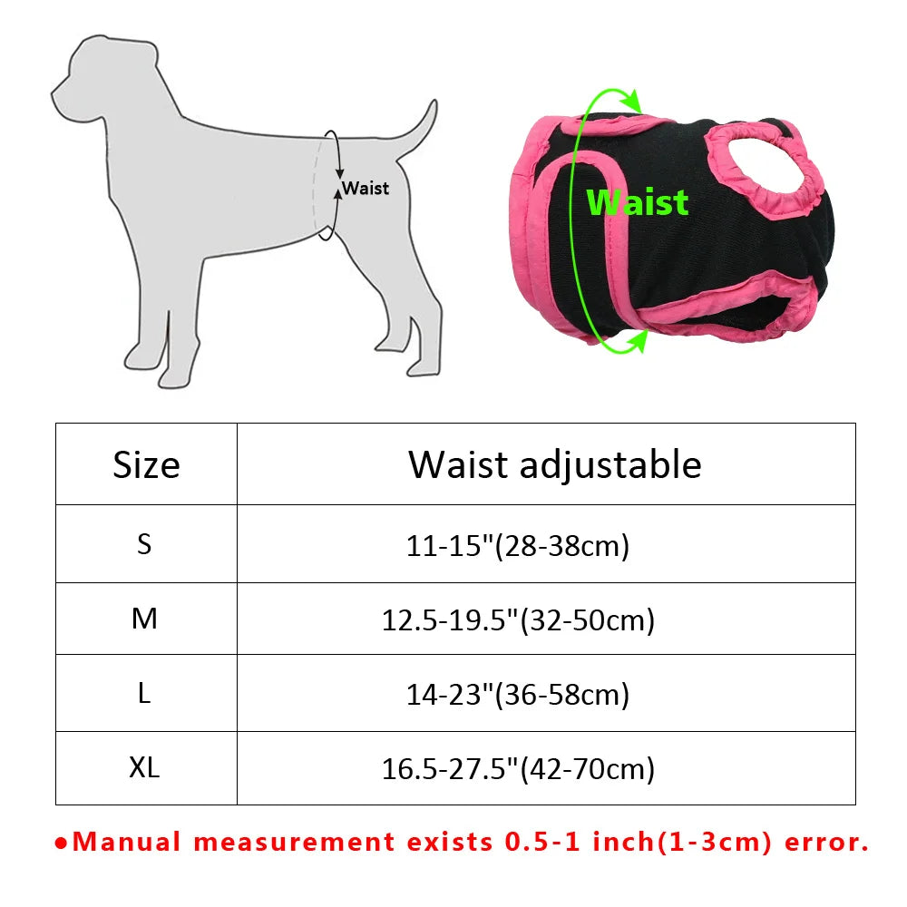 Female Dog Diaper Shorts - Puppy Physiological Pants for Small & Medium Dogs