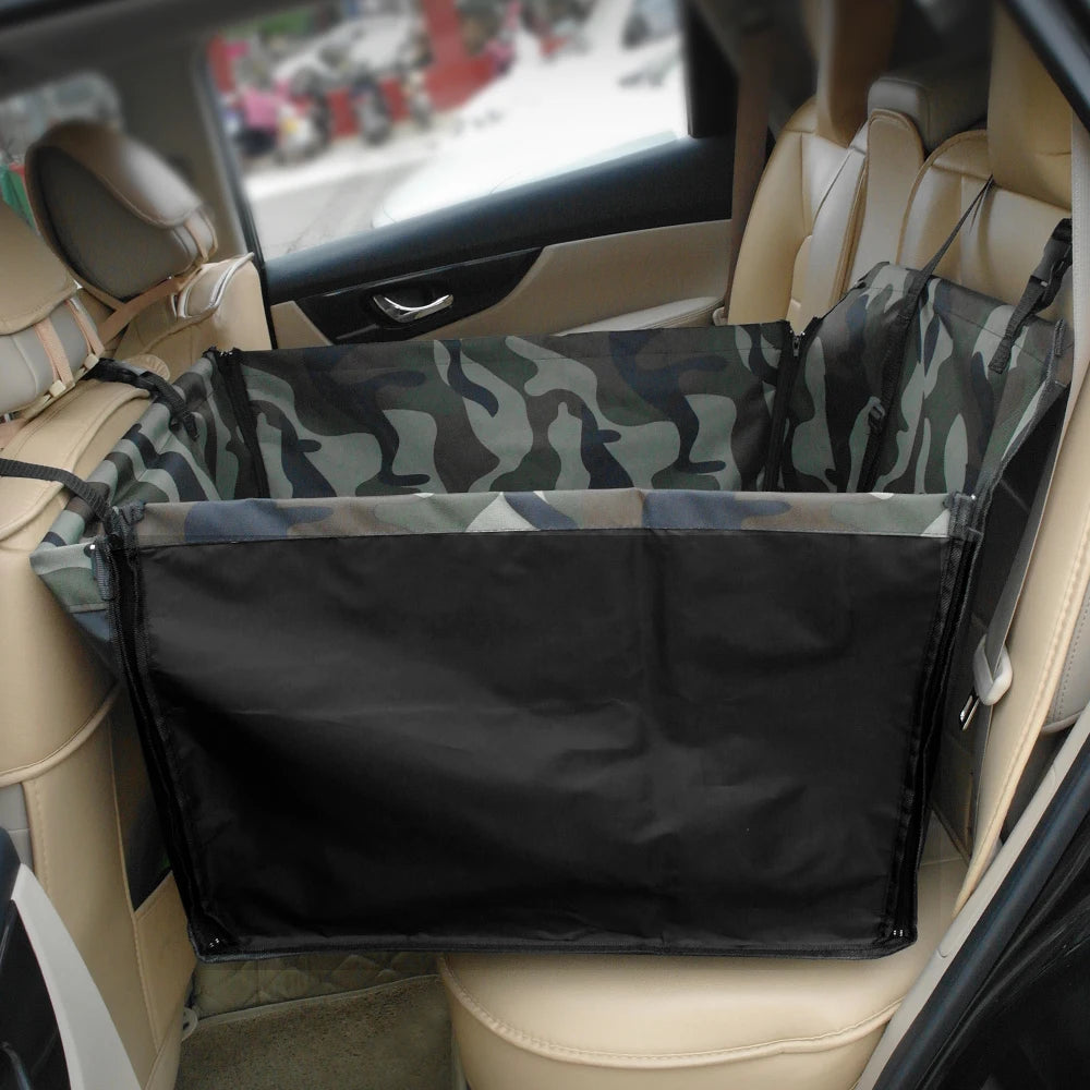 SafeRide Waterproof Pet Car Seat Cover: Travel Safely and Comfortably with Your Pet - Happy Tail Center