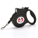 Retractable Dog Leash with LED Flashlight - Illuminate Your Walks