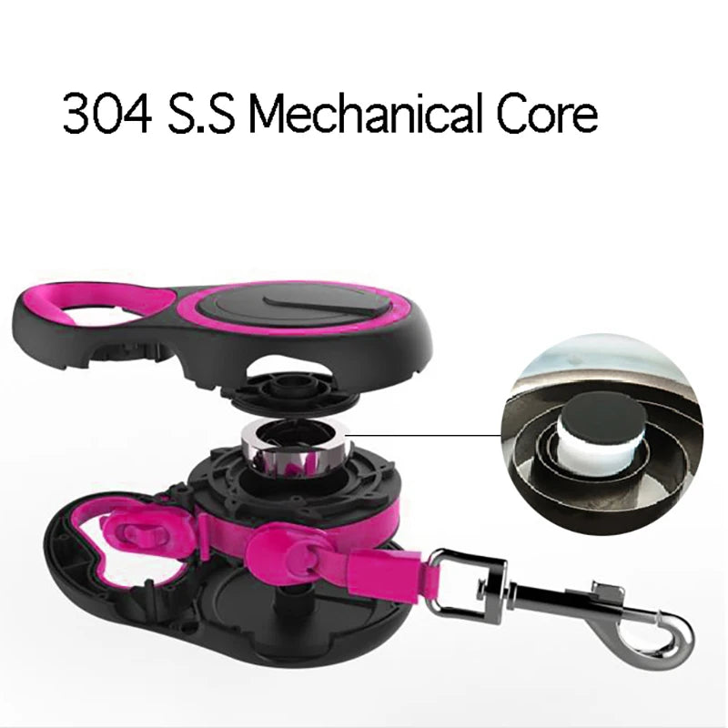 Durable Automatic Retractable Pet Dog Leashes: Unleash Freedom - Happy Tail Center