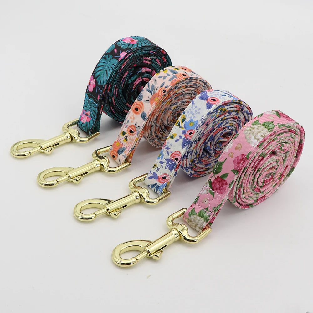 Personalized PetalPrint Dog Collar and Leash Set - Happy Tail Center