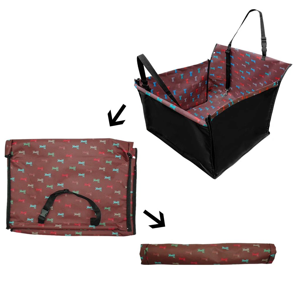 SafeRide Waterproof Pet Car Seat Cover: Travel Safely and Comfortably with Your Pet - Happy Tail Center