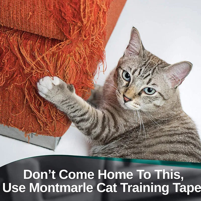 Cat Furniture Protector Pads - Sofa Scratch Protection Tape 100cm x 15cm - Paw Training Tape