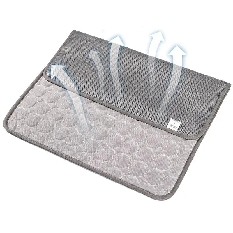 Pet Ice Cooling Mat - Summer Sofa Bed Pad for Cats and Small Dogs