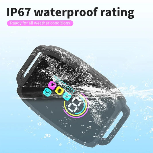 Rechargeable Anti-Bark Dog Training Device - Type-C with Color Screen