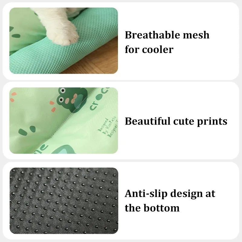 Summer Cooling Pet Bed Cushion - Ice Pad for Cats and Dogs