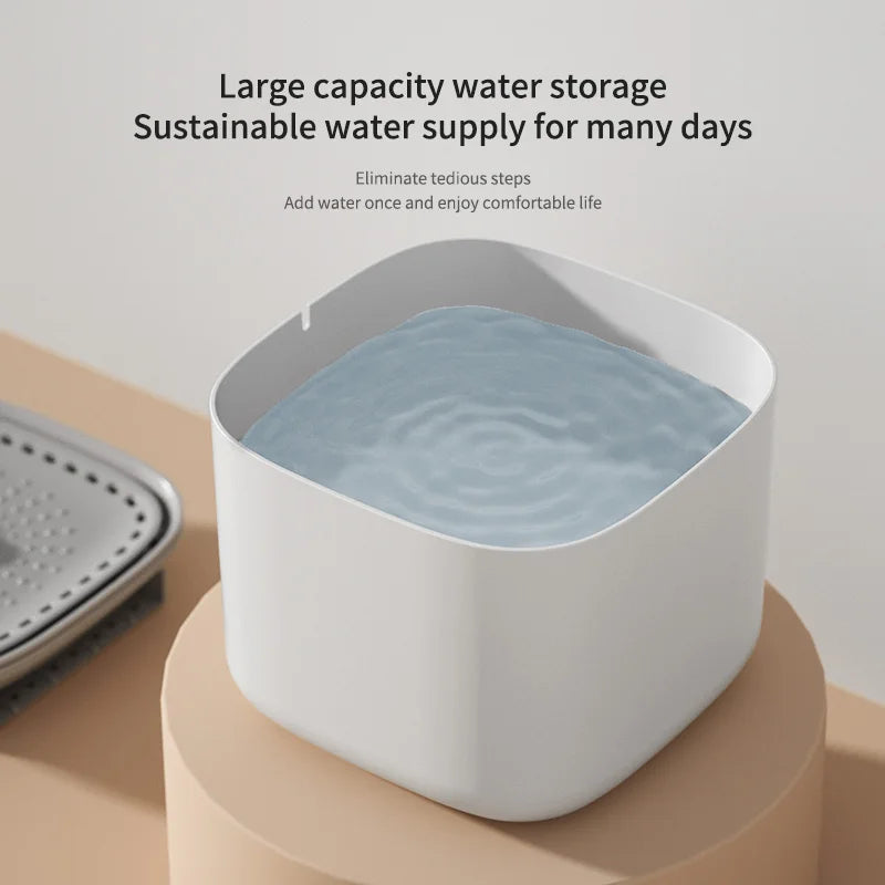 3L Automatic Cat Water Fountain - Silent USB Electric Filter Dispenser