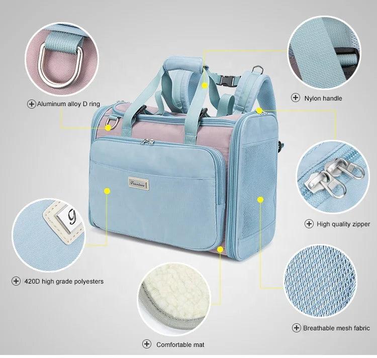 Travel in Style and Comfort Pet Bag Carrier β Your Pet's Perfect Travel Companion! - Happy Tail Center