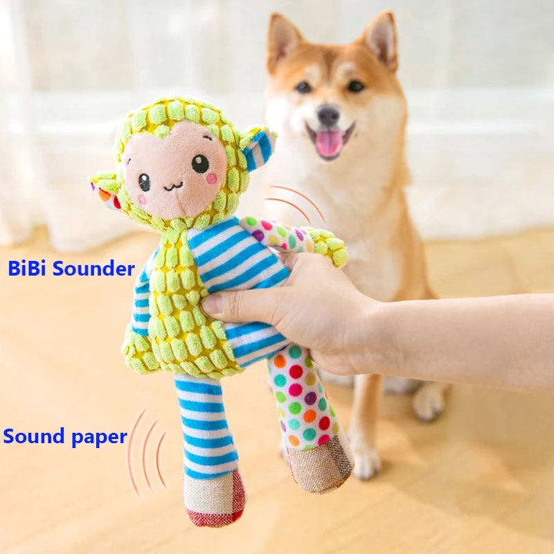 Interactive Plush Pet Puzzle Toy for Cats and Dogs