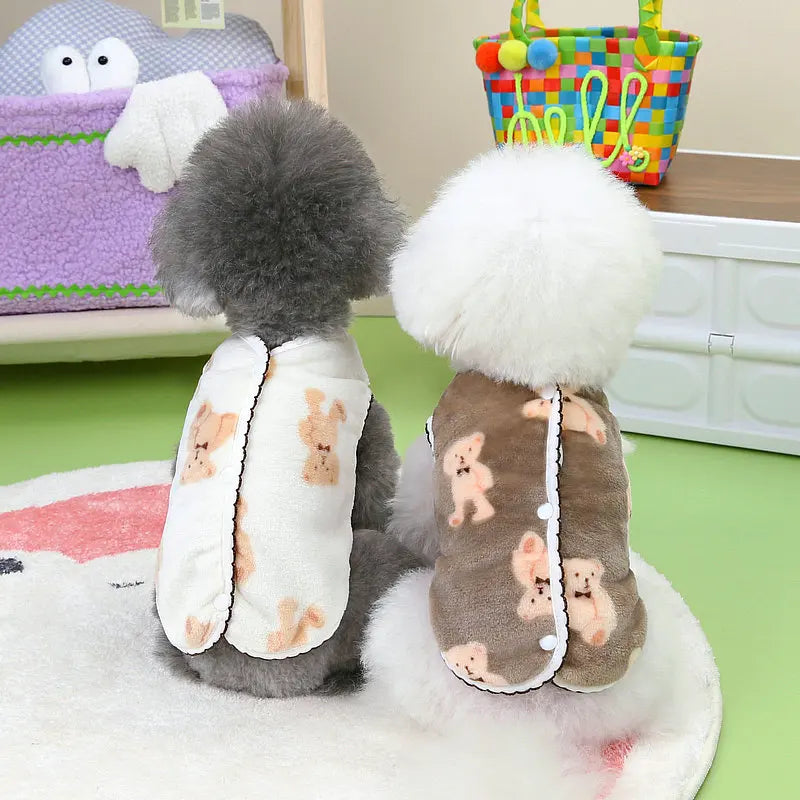Soft Winter Pet Jacket Vest for Cats and Dogs