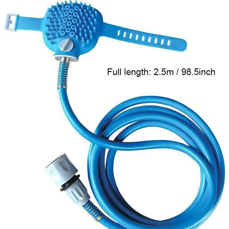 Multi-Functional Pet Shower Nozzle - Silicone Massage Tool for Cats and Dogs