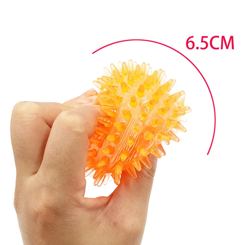Colorful Pet Dog Squeaky Toy with Luminous Features
