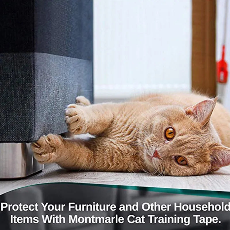 Cat Furniture Protector Pads - Sofa Scratch Protection Tape 100cm x 15cm - Paw Training Tape