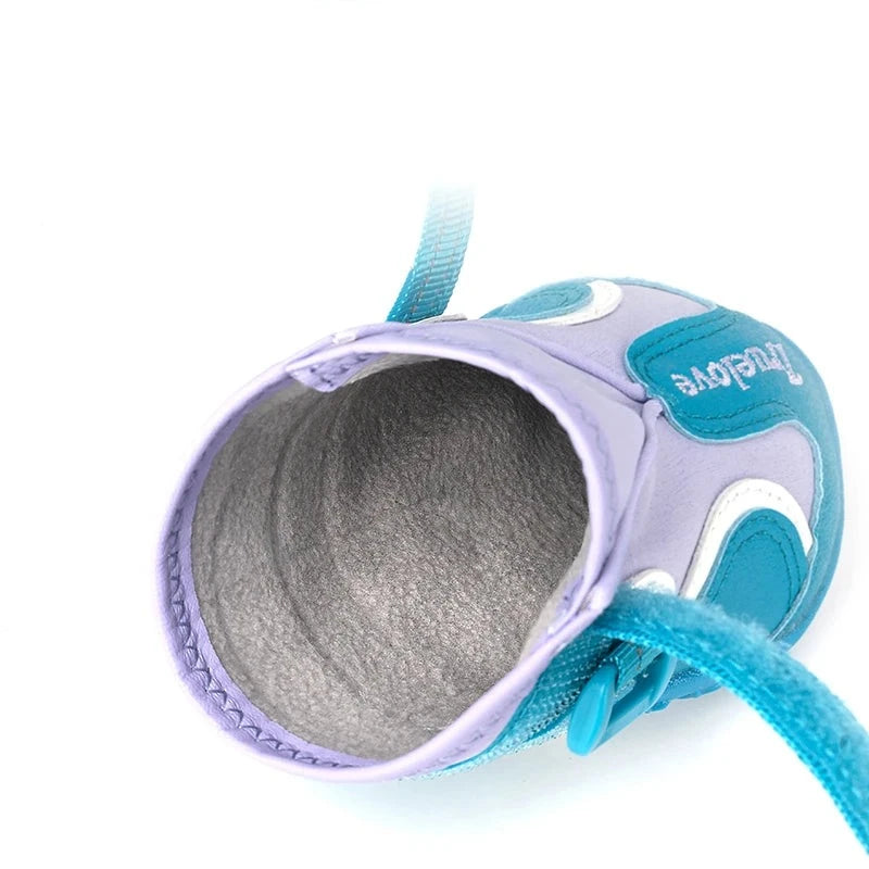 Waterproof Dog Shoes for Large & Medium Dogs - Winter Boots & Paw Protectors with TPR Sole - Happy Tail Center