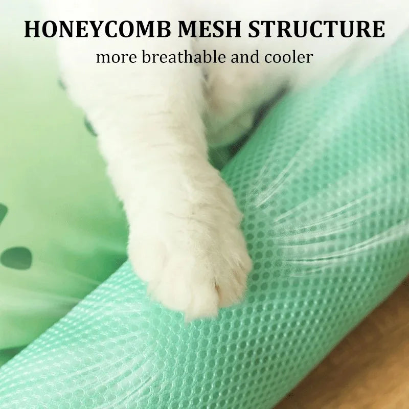 Summer Cooling Pet Bed Cushion - Ice Pad for Cats and Dogs