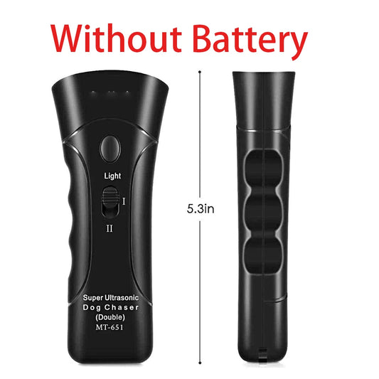 Ultrasonic Anti-Bark Dog Repeller & Trainer with LED Light