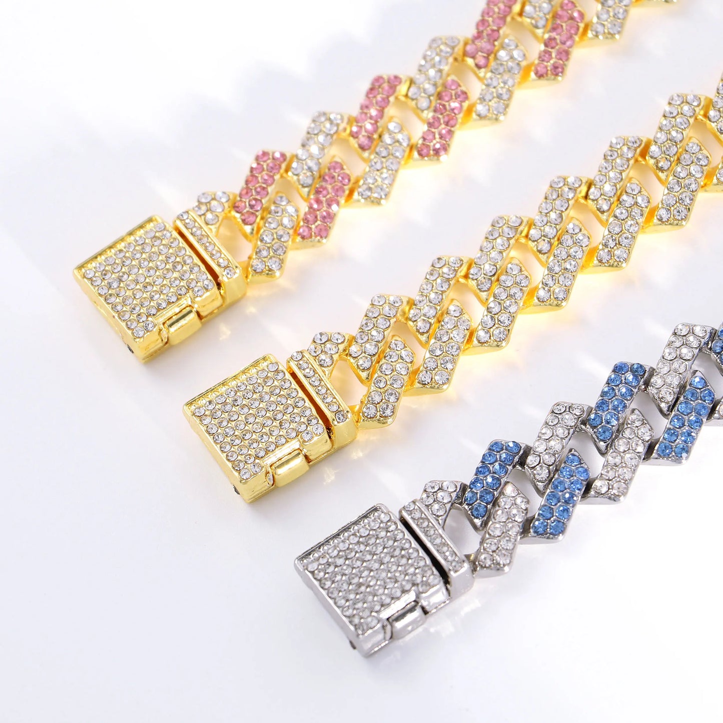 GlamourPaws Bling Diamond Dog Chain | Luxury Collar for Large Dogs - Happy Tail Center