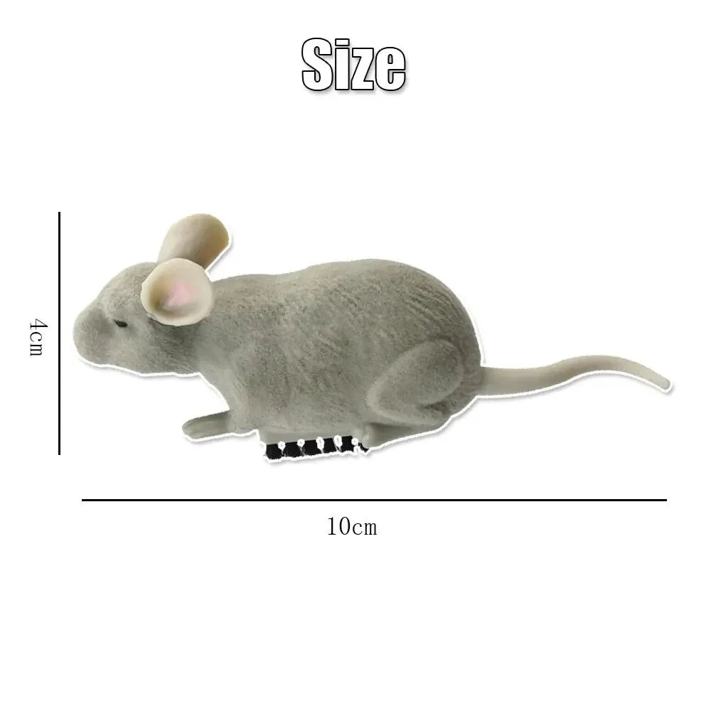 Electric Mouse Toy for Cats - Battery Operated Interactive Escape Robot