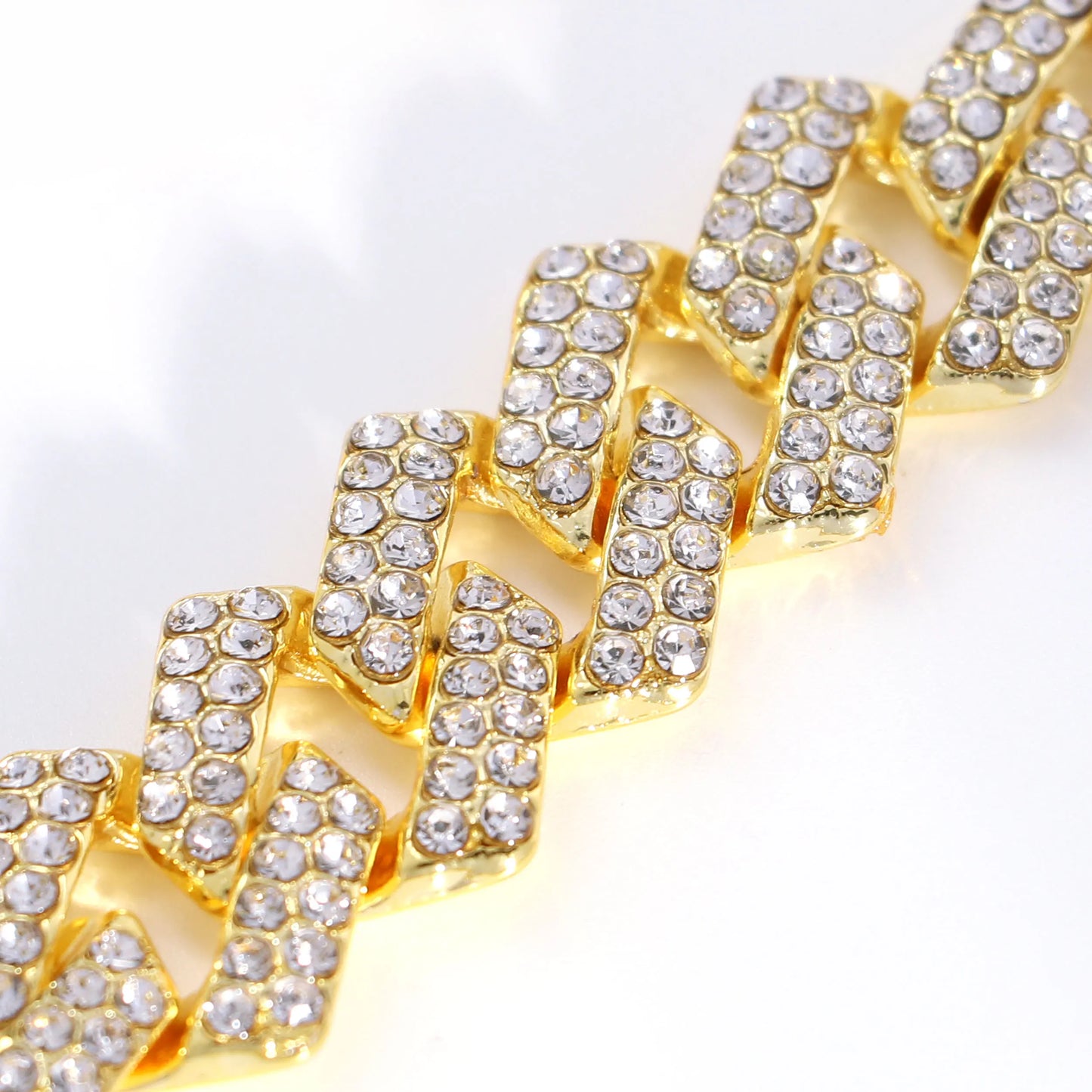GlamourPaws Bling Diamond Dog Chain | Luxury Collar for Large Dogs - Happy Tail Center