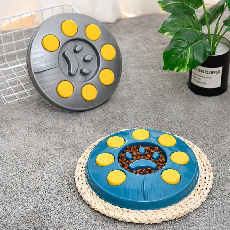 Interactive Slow Feeder Puzzle Bowl for Dogs and Cats
