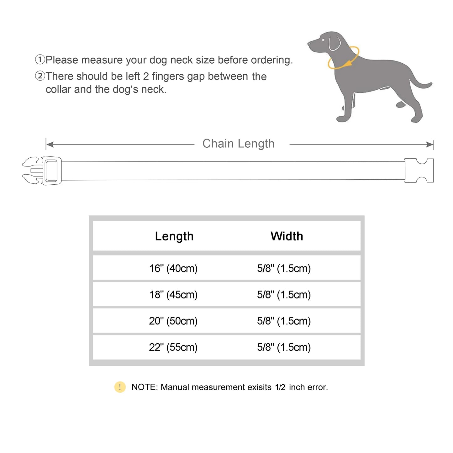 GlamourPaws Bling Diamond Dog Chain | Luxury Collar for Large Dogs - Happy Tail Center
