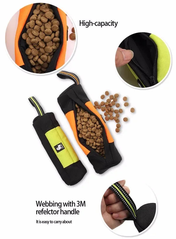 Reflective Dog Training Treat Bag – Carry Treats and Toys with Ease! - Happy Tail Center