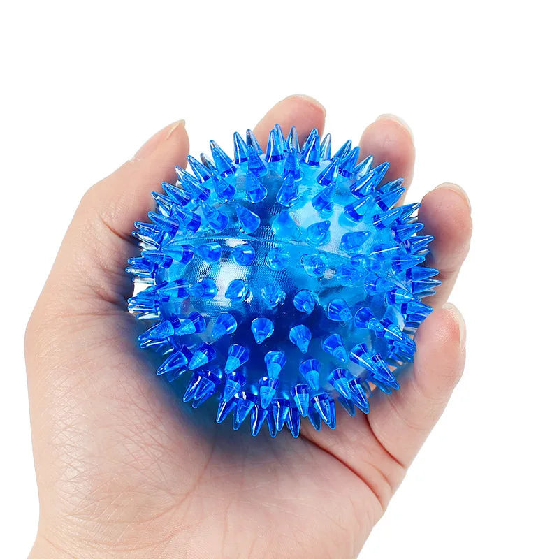 Colorful Pet Dog Squeaky Toy with Luminous Features