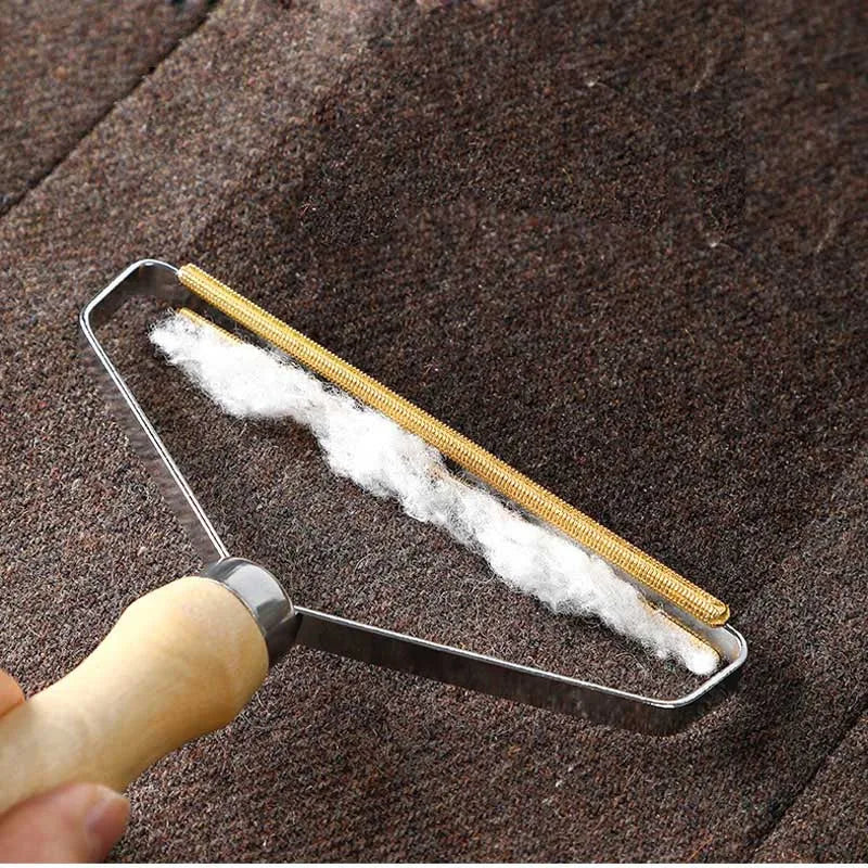 Double-Sided Pet Hair Remover Brush - Portable Lint and Fabric Shaver