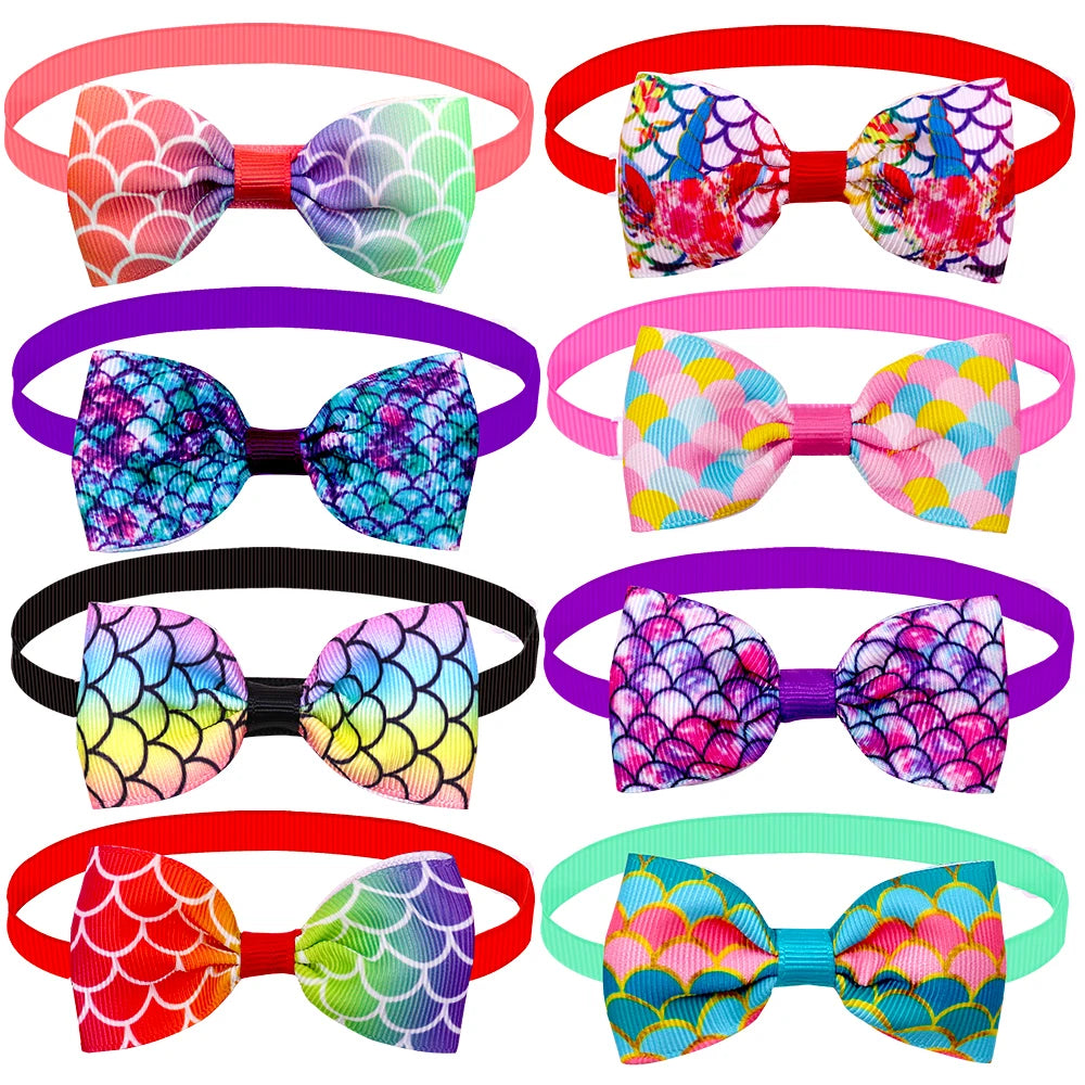 20pcs Bulk Dog Bow Ties - Fashion Accessories for Small Dogs and Cats
