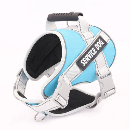 Reflective Letter Graphic Pet Harness for Dogs - Outdoor Safety - View 10 - Happy Tail Center