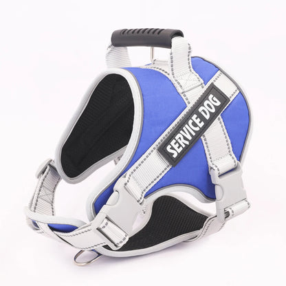 Reflective Letter Graphic Pet Harness for Dogs - Outdoor Safety - View 8 - Happy Tail Center