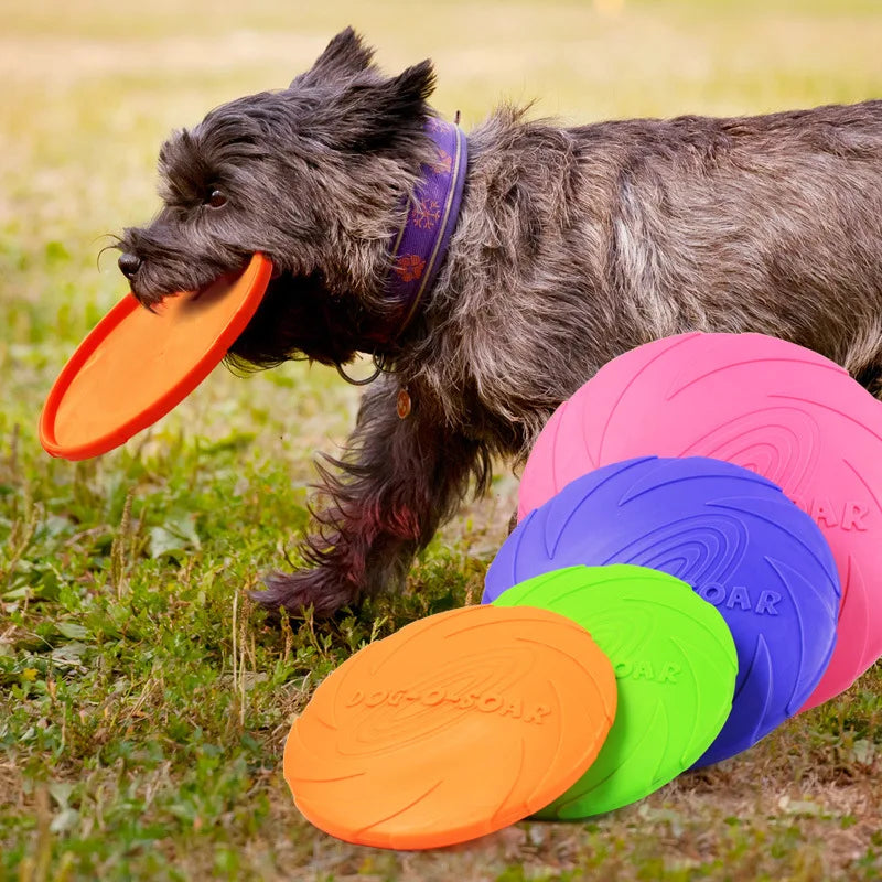 Interactive Flying Disc Dog Toy – Train and Play Outdoors with Your Pet! - Happy Tail Center