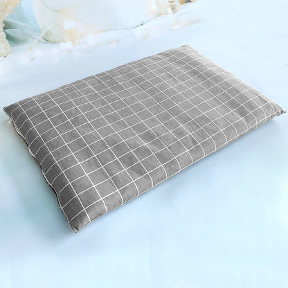 Plaid Winter Dog Bed with Soft Blanket Cushion - View 8 - Happy Tail Center