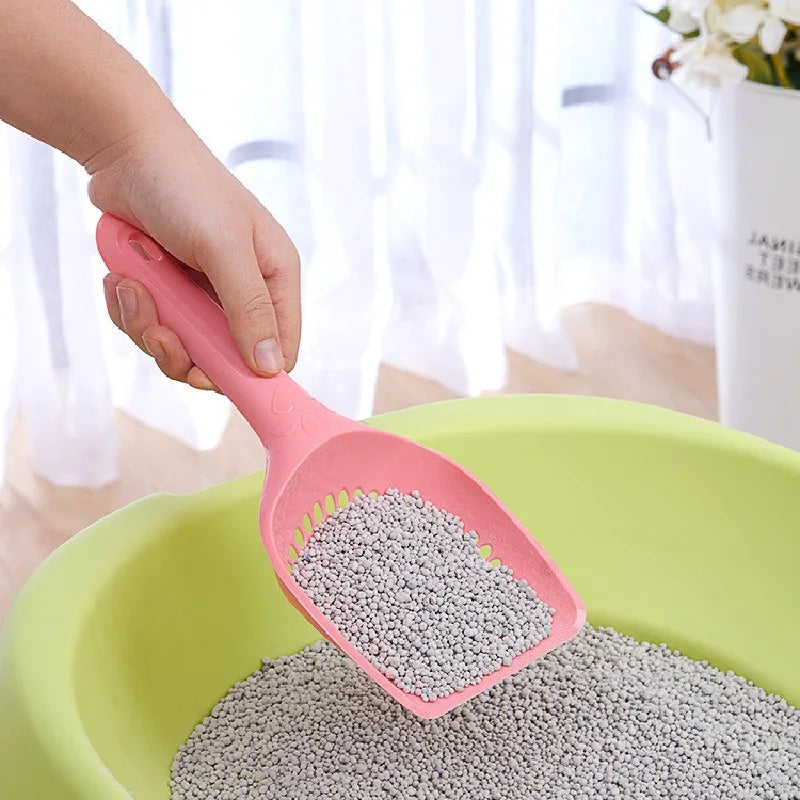 Quality Plastic Litter Scoop Sifter - Pet Feces Shovel Toilet Cleaning Tool for Cats and Dogs - Happy Tail Center