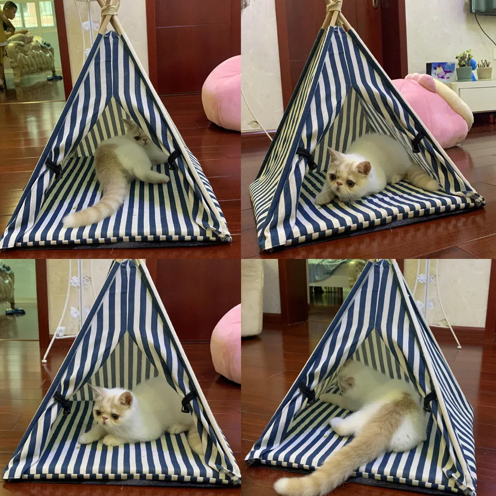 ChicPet Tent Nest Bed | Stylish Retreat for Your Pet - Happy Tail Center