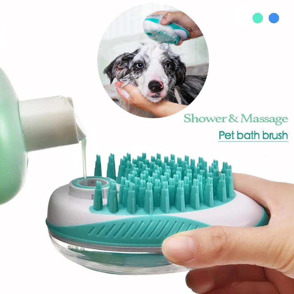 Pet Dog Bath Brush Comb - Happy Tail Center