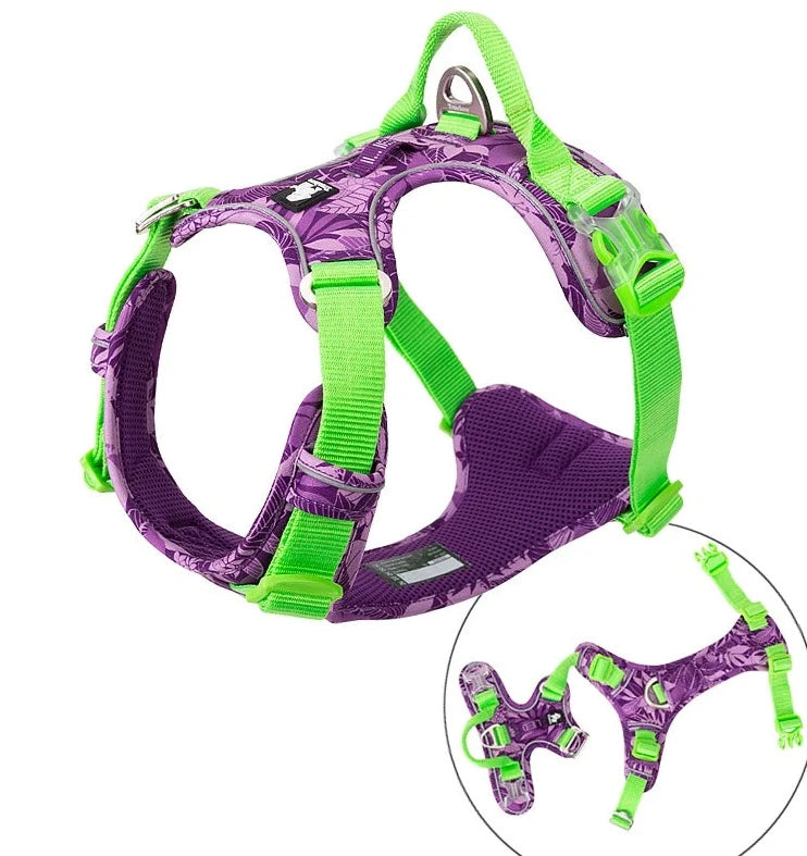 Pet Camouflage Reflective Nylon Dog Harness: Special Edition