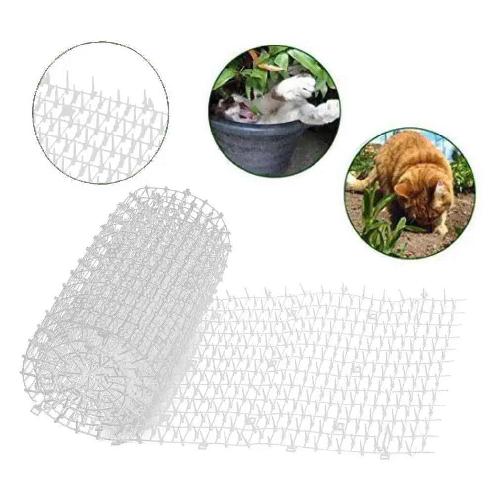 Gardening Cat Scat Mat - Anti-Cat Repellent with Prickle Strips for Pet Deterrence