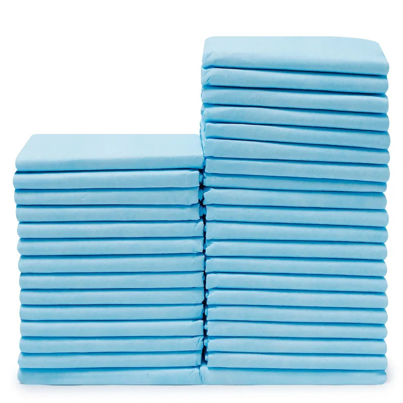 Disposable Pet Underpads - 20/40/60/100pcs Dog and Cat Diapers - Puppy Soaker Mats - S-XL - Happy Tail Center