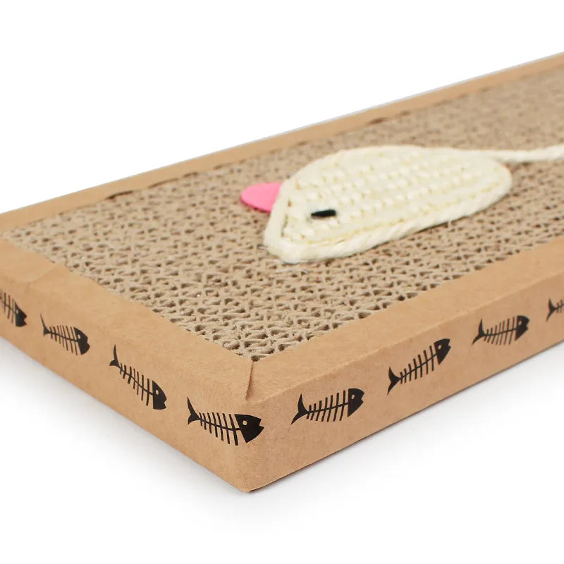 Cat Scratching Board Mat – Claw Paw Scraper and Furniture Protector - Happy Tail Center