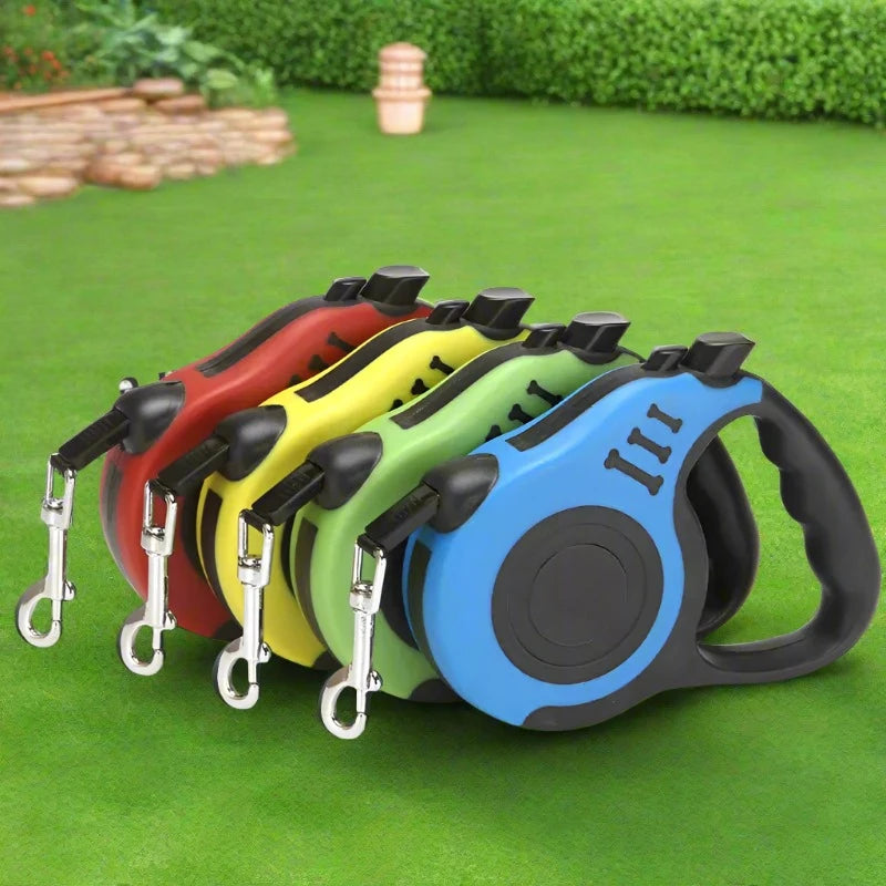 Flexible Retractable Nylon Dog Leash for Small to Medium Pets