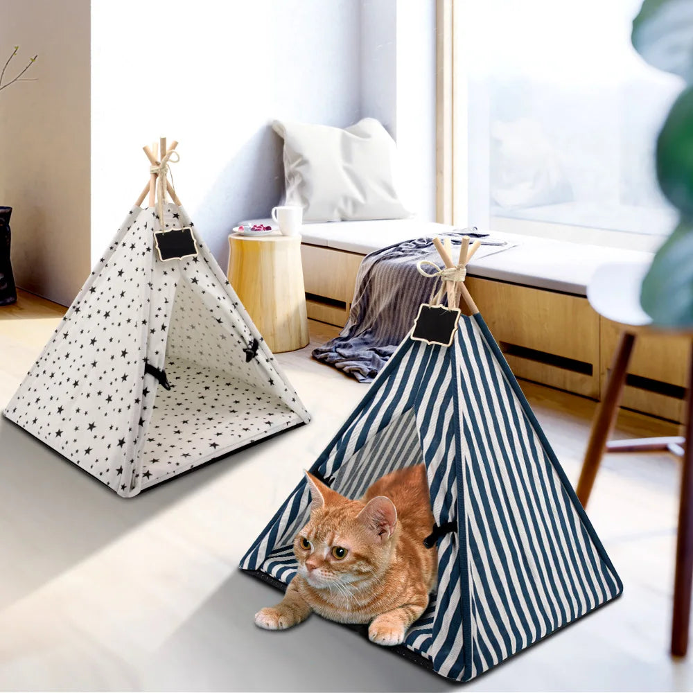 ChicPet Tent Nest Bed | Stylish Retreat for Your Pet - Happy Tail Center