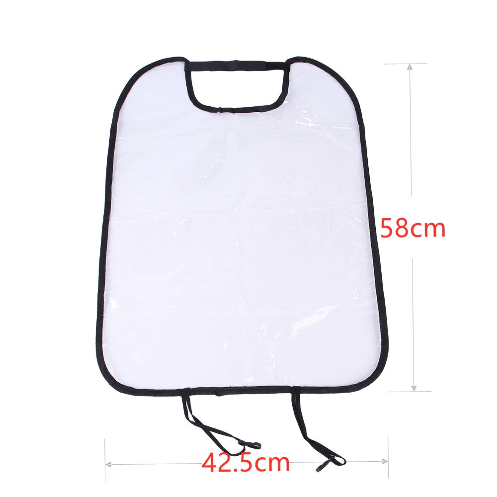 Car Seat Back Protective Cover – Transparent Barrier for Pet Claw Paw Protection - Happy Tail Center