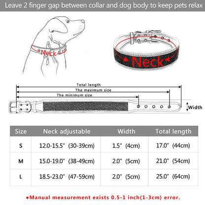 Bling Rhinestone Dog Collar - Wide Reflective Crystal Necklace for Small & Large Dogs - Happy Tail Center (View 6)