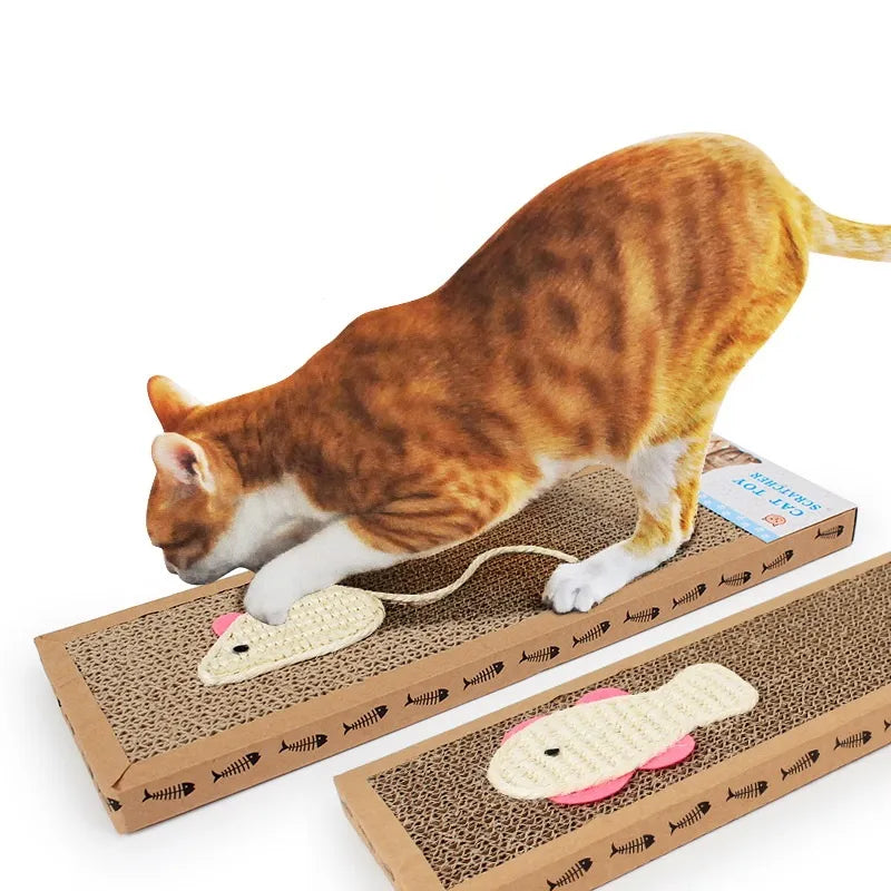 Cat Scratching Board Mat – Claw Paw Scraper and Furniture Protector - Happy Tail Center